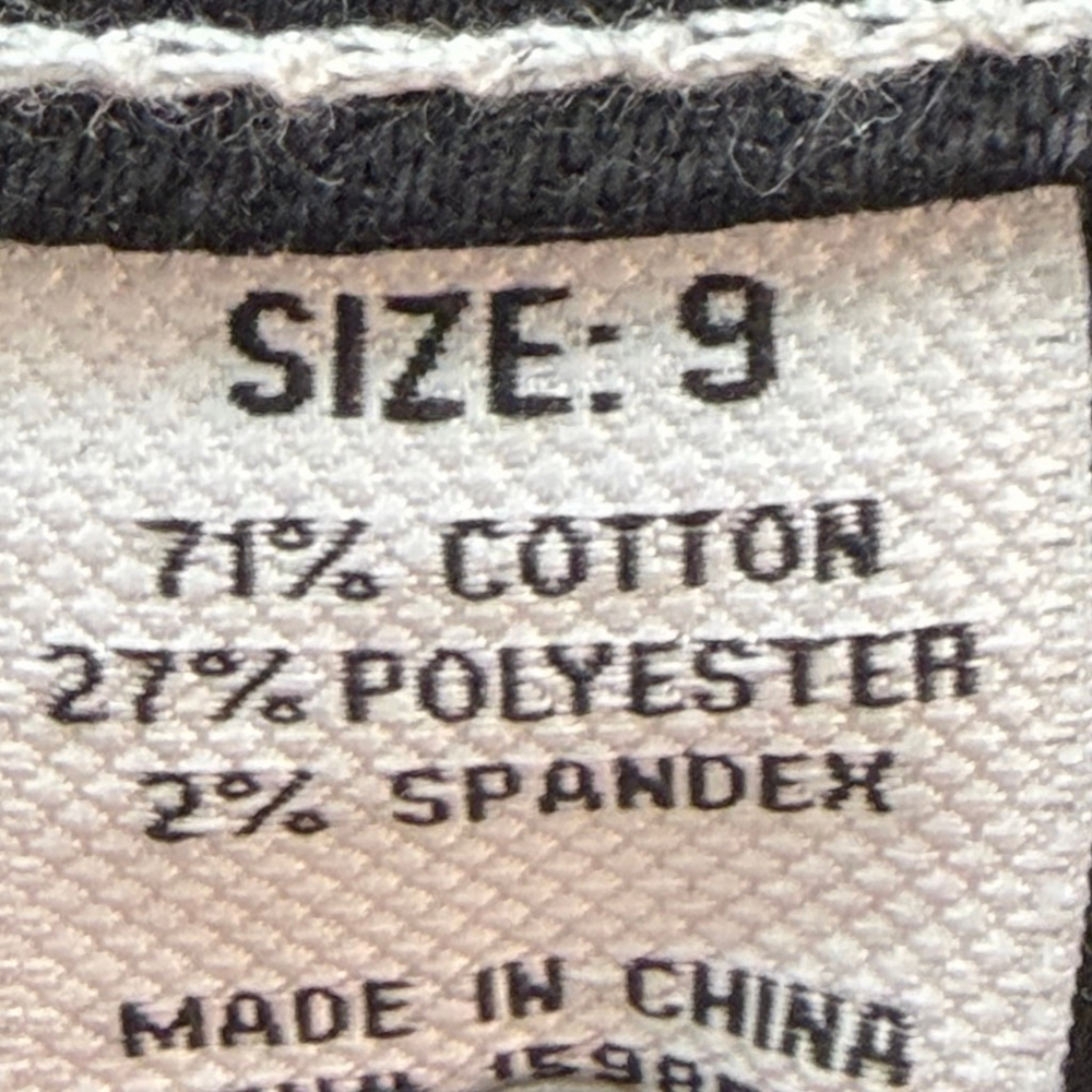 Fire & Rain Y2K Coquette Bootcut Jeans Size 9 Black Rhinestone Cross Pockets NWT - Picture 13 of 14